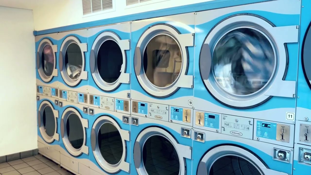 Industrial laundry machines